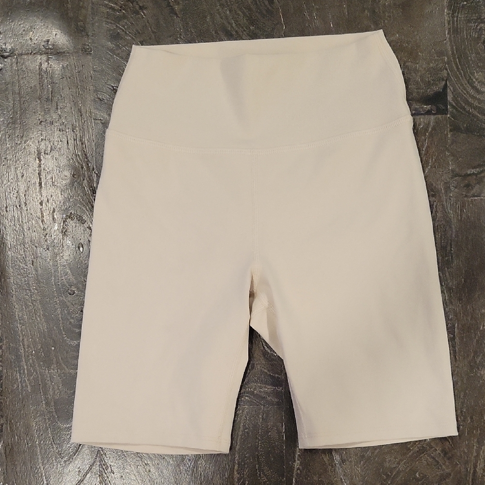 Joah Brown Women's Cream Athletic Shorts